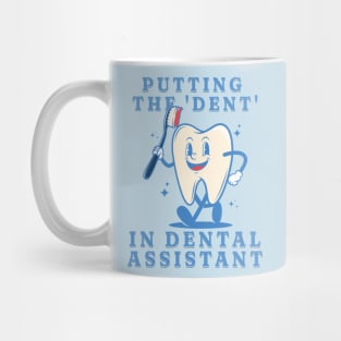 Funny Retro Pediatric Dental Assistant Hygienist Office Gifts Mug